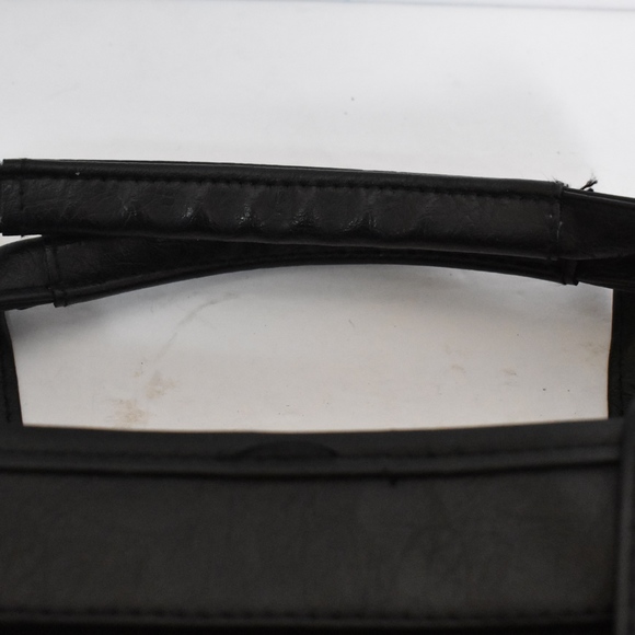 Unbranded Black Leather Computer Bag Briefcase - Picture 3 of 5